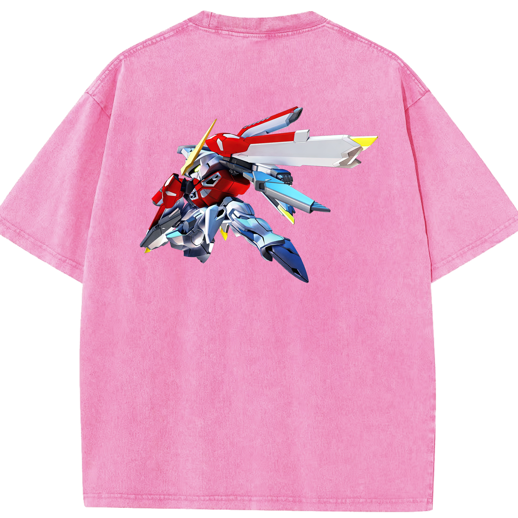 （画像用） 機動戦士ガンダム Mobile Suit Gundam 綿100% ヴィンテージ風 半袖Tシャツ（背面プリント）